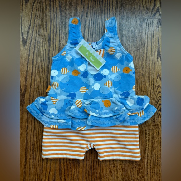NEW Le Top Goldfish Swimsuit 9 Months - Picture 3 of 8